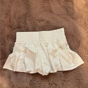 Free People Movement Get Your Flirt On Shorts in White Size Small Women’s